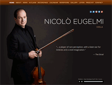 Tablet Screenshot of nicoloeugelmi.com